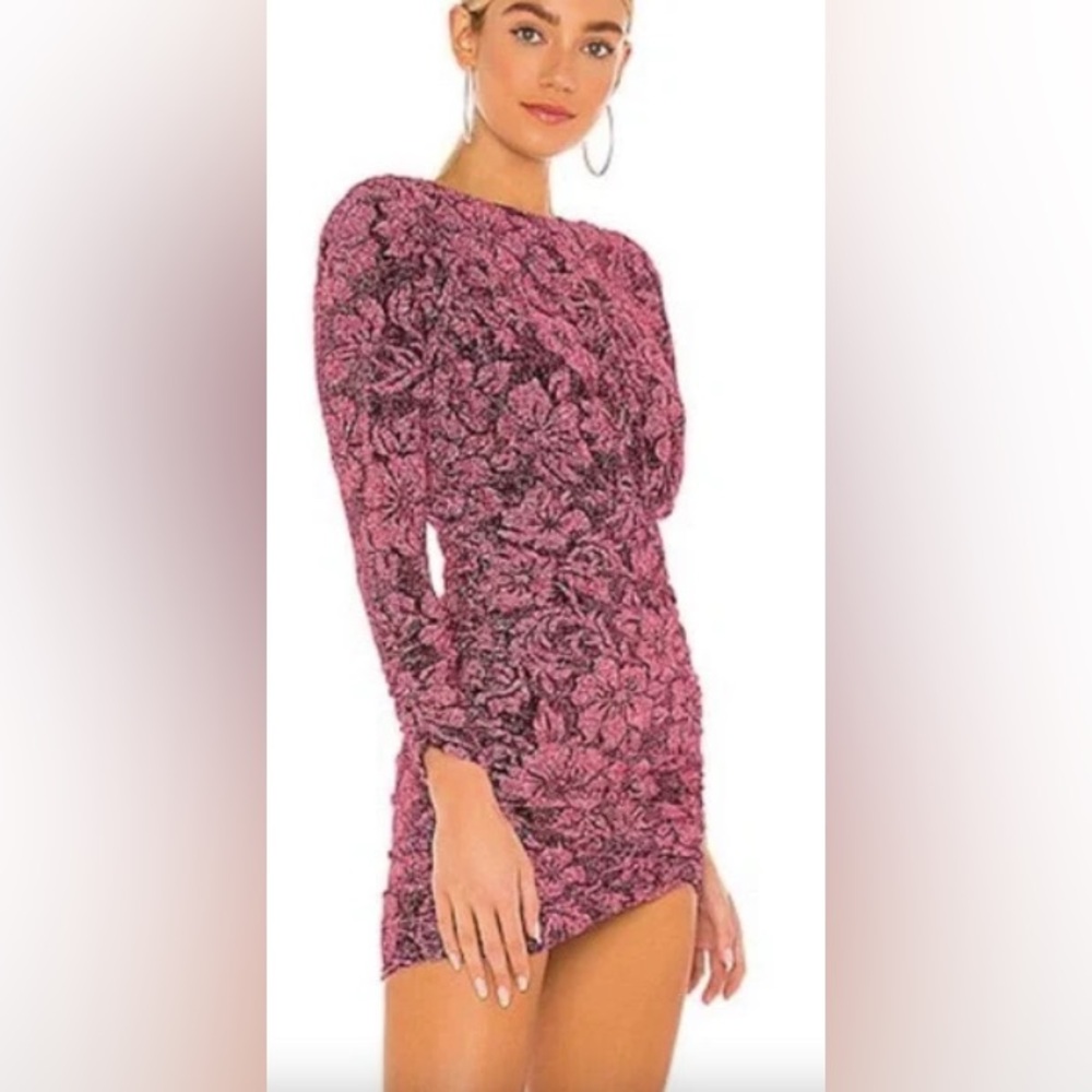 For Love & Lemons Shailee Mini Dress – Mulberry – XXS - Picture 4 of 9